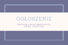 OGŁOSZENIE