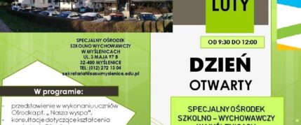 28 lutego 2020 r. Dzień otwarty w Specjalnym Ośrodku Szkolno – Wychowawczym w Myślenicach