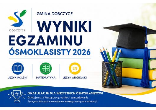 Bardzo dobre wyniki ósmoklasistów z Gminy Dobczyce
